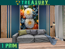 Wall panel - Floral fantasy 02