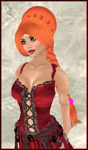 Princess Fiery Red Hair