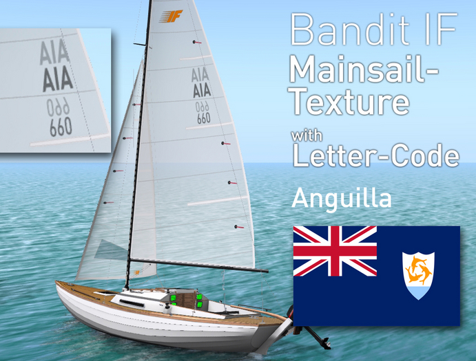 Bandit IF - Mainsail-Texture Anguilla