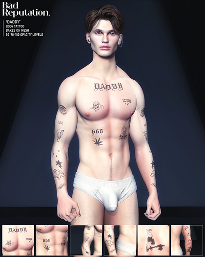 Bad Reputation - Daddy Body Tattoo -