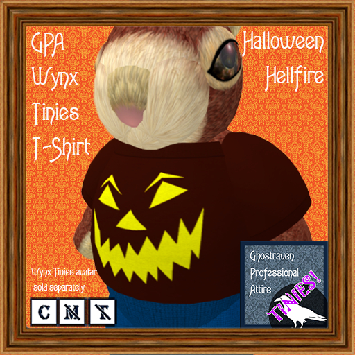 GPA Wynx Tinies T-Shirt - Halloween Hellfire Print