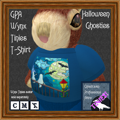 GPA Wynx Tinies T-Shirt - Halloween Ghosties Print