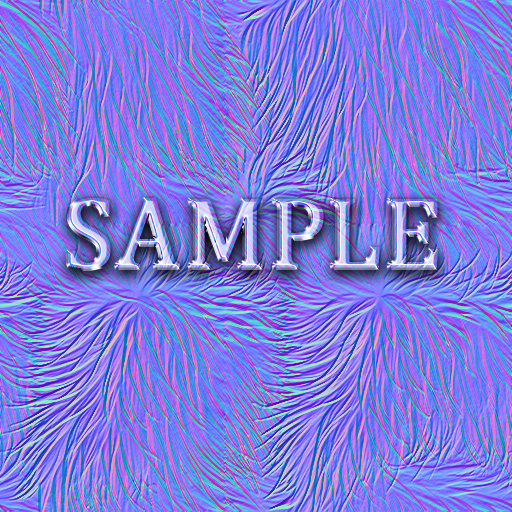 Zoy Texture [ luxurious fur Seamless 01 ] Normal Map