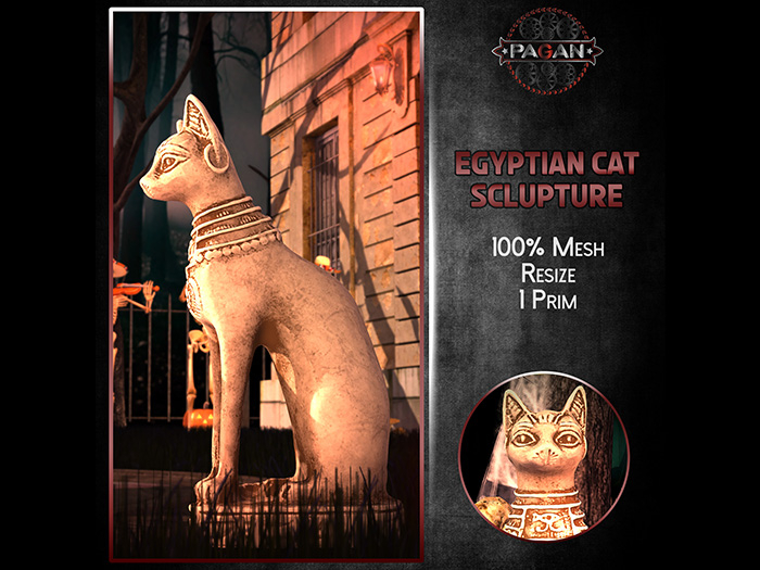 [(Pagan)] Egyptian Cat Sculpture
