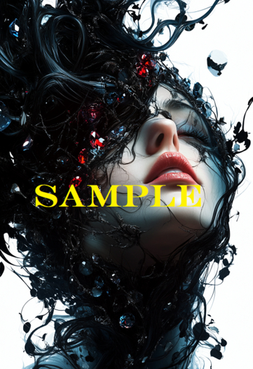 Infinite Dark Fantasy Large Wall Art on Thick Panel