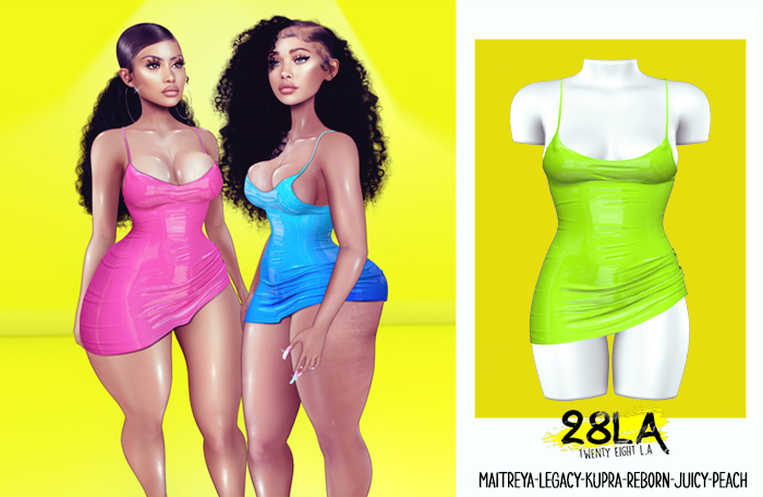 28LA. Jayla Dress Lime [Add Me]