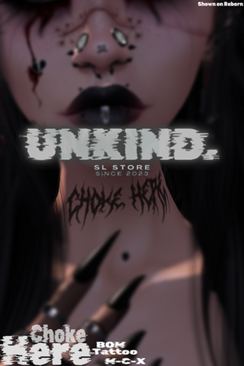 unkind. Choke Here Tattoo