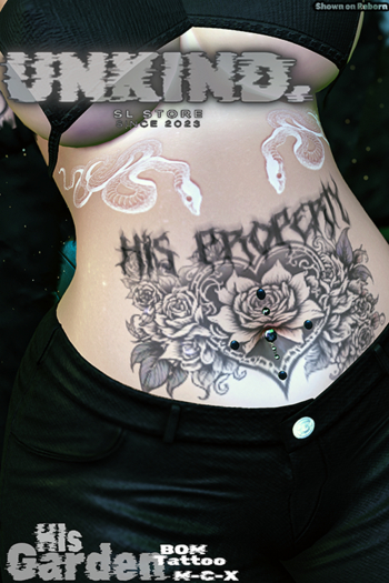 unkind. His Garden Tattoo
