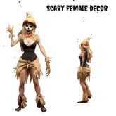 !MB! scary female decor