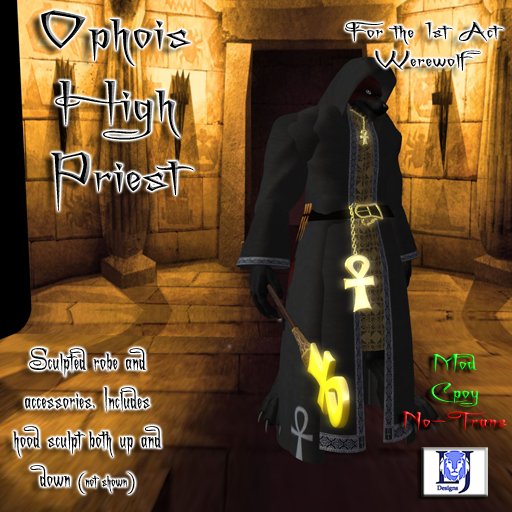 Second Life Marketplace - (LJ Designs) - Ophois High Priest for 1st Act