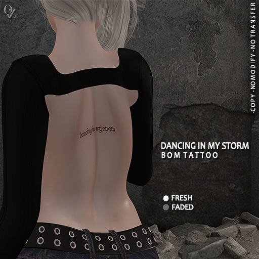 Dancing In My Storm Tattoo