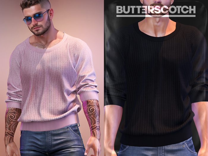 BUTTERSCOTCH . Damien Pullover {Black}