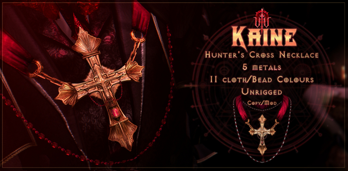 /Vae Victis\ - "Kaine" - Hunter's Cross Necklace