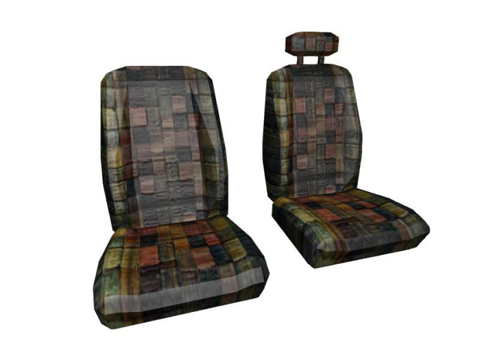 [VORTEX]Lowpoly Car Seats Set 2 COPY/MOD
