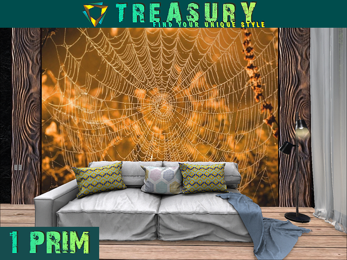 Panel - Web at sunset