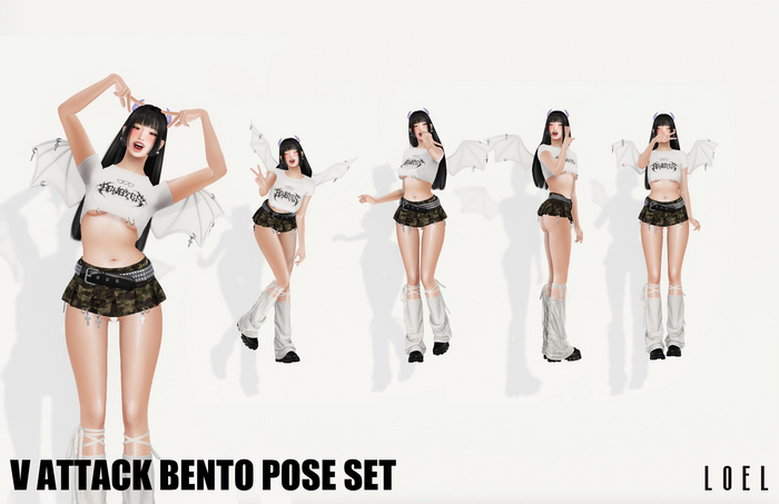 LOEL - V Attack Bento Pose SET