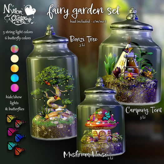 (NO) Fairy Garden  - Set of 3