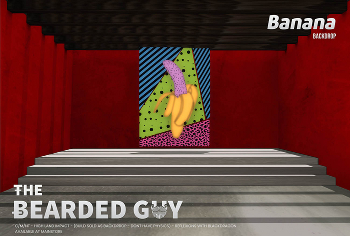Banana Backdrop - The Bearded Guy