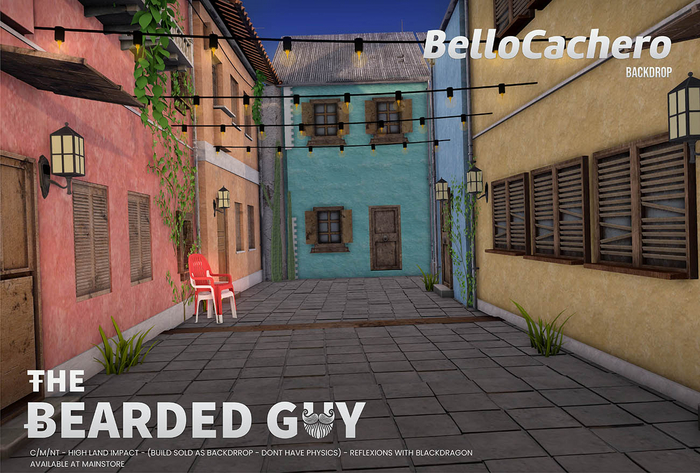 Bello Cachero Backdrop - The Bearded Guy