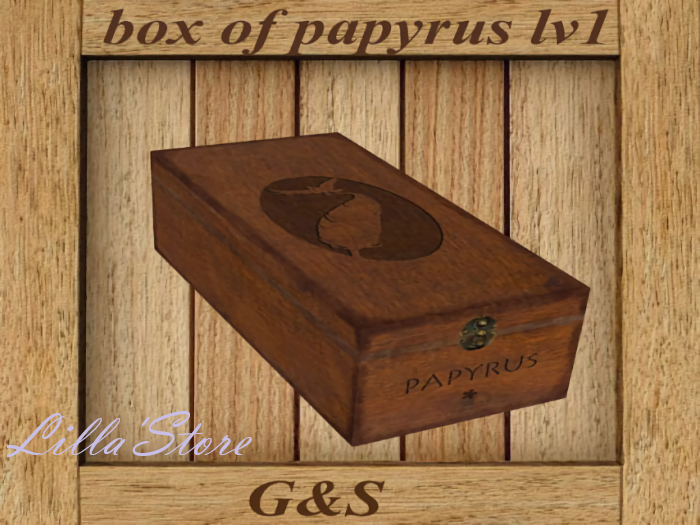 Papyrus box [LVL:1] (5) [G&S]