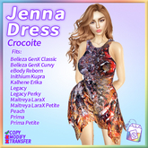 ~TL~ Jenna Dress Crocoite