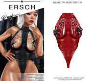 ERSCH - Rangi bodysuit -red-