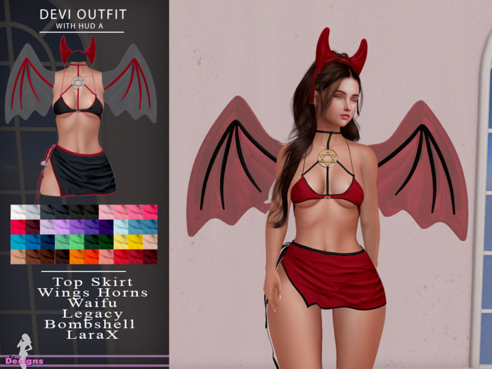Devi Outfit With Hud A
