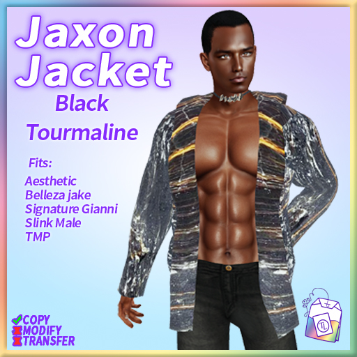 ~TL~ Jaxon Jacket Black Tourmaline
