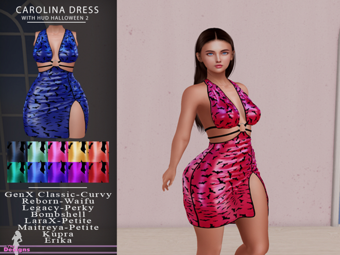 Carolina Dress With Hud Halloween 2