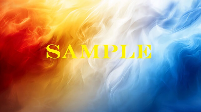 Rainbow Fire Wall Art On Thick Panel