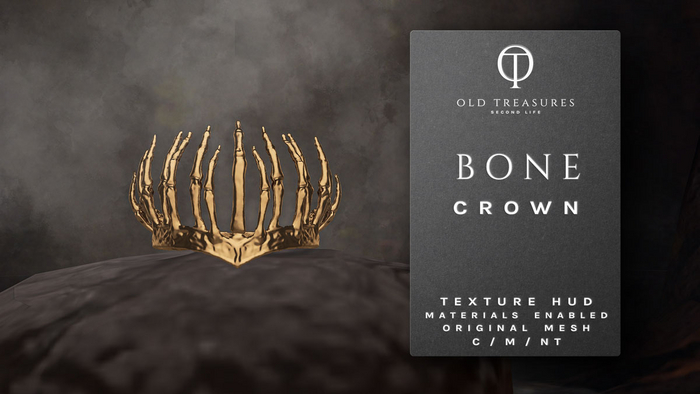 OLD TREASURES - BONE Crown (add)