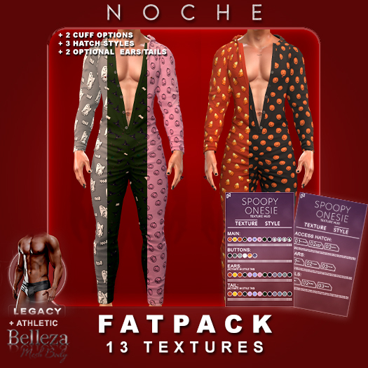 Noche. Spoopy Onesie Fatpack