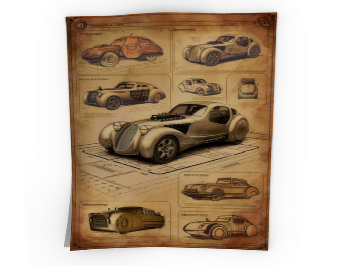 Art ..::  Car SteamPunk plan Model B