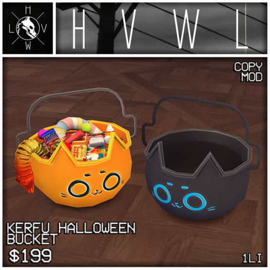 /// HVWL ///  Kerfu Halloween Buckets
