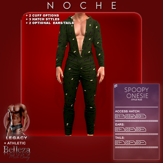 Noche. Spoopy Onesie Green Witch