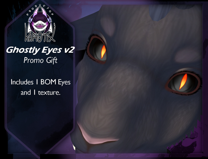 Khaotix - BOM Ghostly Eyes Slit - Promo