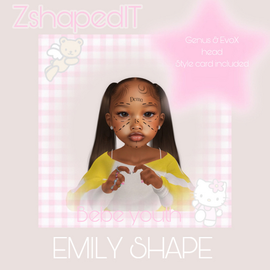 !ZSHAPEDIT - Emily Youth Shape