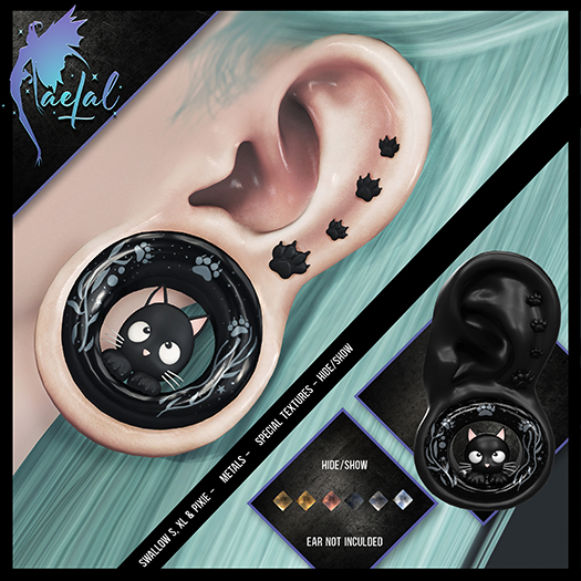 FaeTal - Ear 51 - Swallow S, XL &  Pixie Female