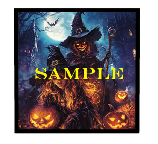 Halloween Art Trick or Treat Framed Wall Art