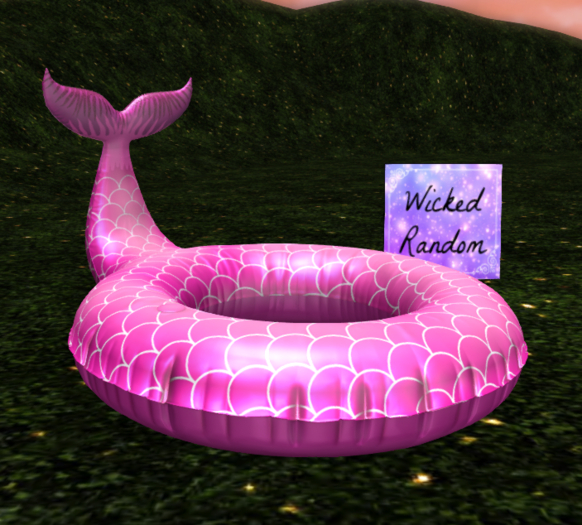 {wn} Women's Mermaid Pink Tube Float RARE
