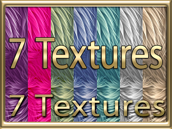 Zoy Texture [ luxurious fur Seamless 03 ] 7 Textures
