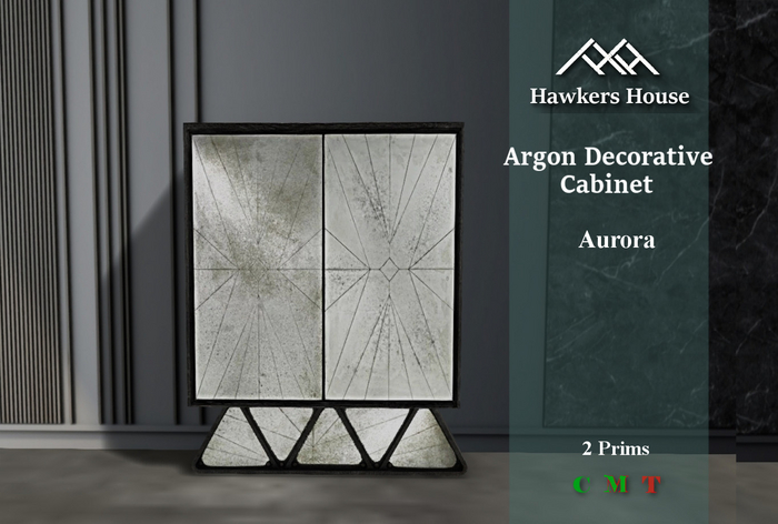*HH* Argon Decorative Cabinet Aurora