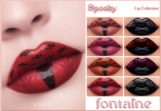 Fontaine Cosmetics - Spooky Lips Collection - DEMO