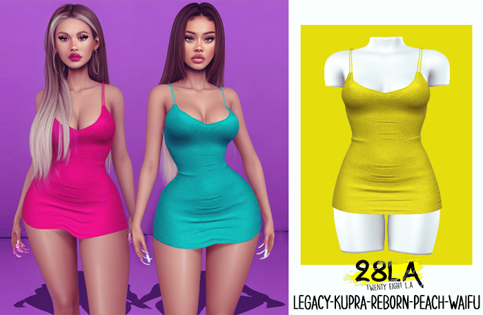 28LA. Sydney Dress Yellow [Add Me]