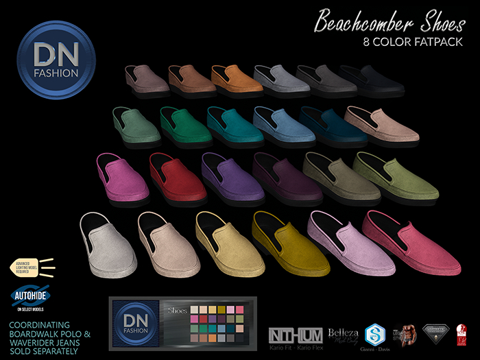 [DN] Men's Beachcomber Shoes - Complete 24 Color Fatpack