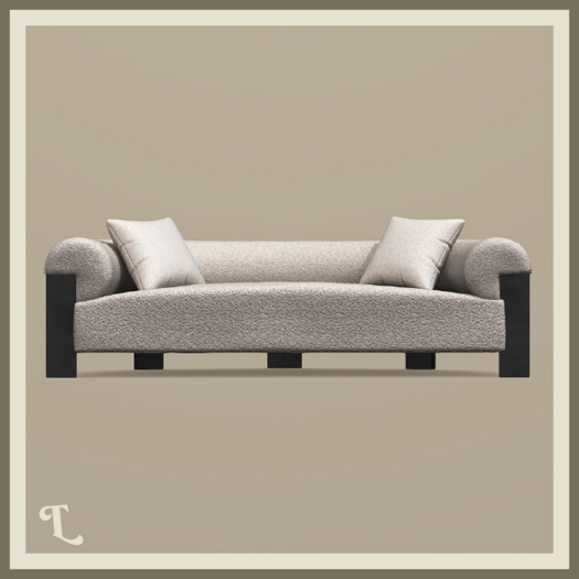 Theory . Verlin Boucle Sofa . Eclipse (PG)