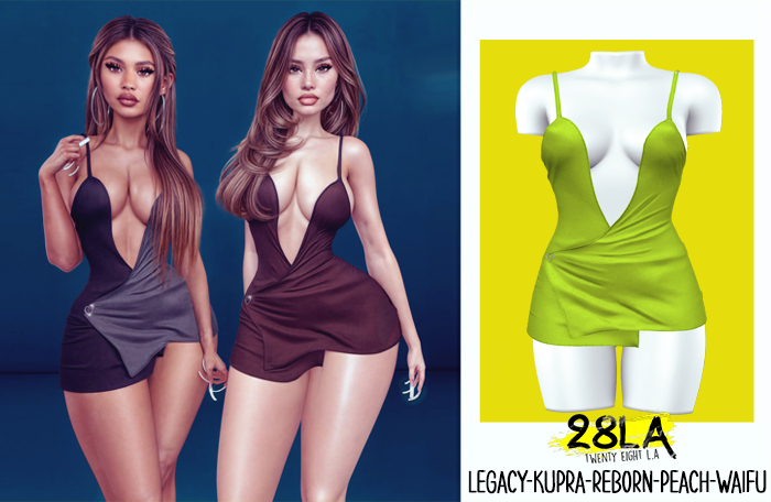 28LA. Lourae Dress Lime [Add Me]