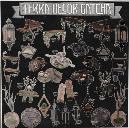 :[P]:- Terra Gatcha:// Trapezoid Succulent Dark