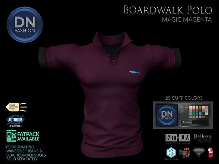 [DN] Boardwalk Polo - Magic Magenta