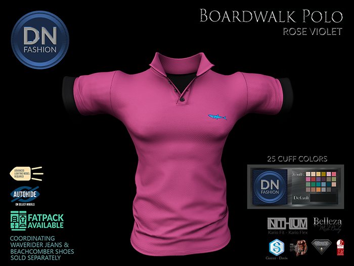 [DN] Boardwalk Polo - Rose Violet